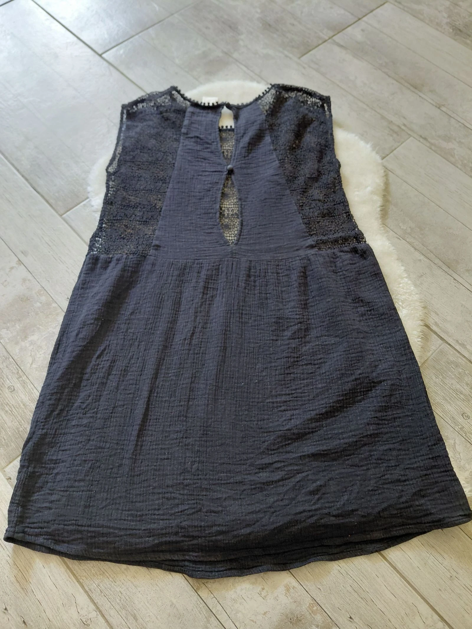 Vestido de verão preto des petits haut tamanho único 36/40 – photo 3